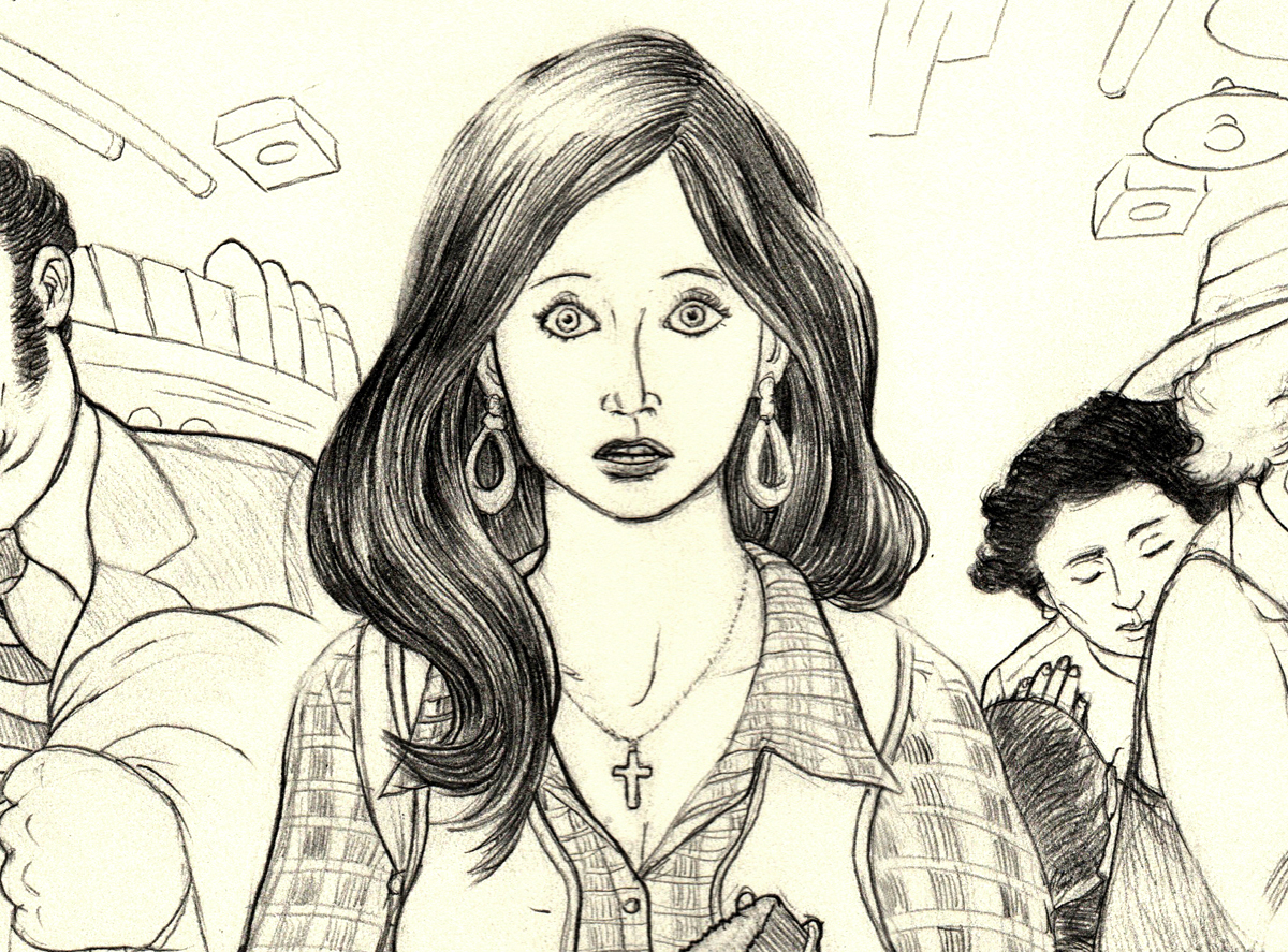 A line drawing of Brandy Cinnamon Wages.