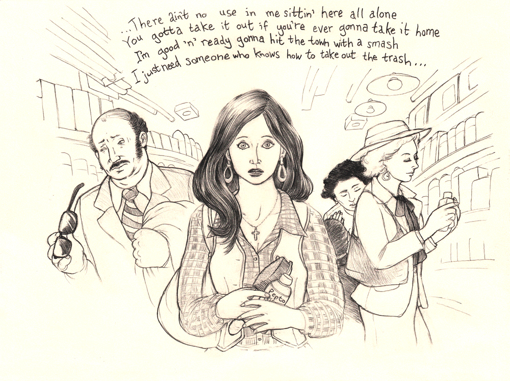 A line drawing of Brandy Cinnamon Wages.