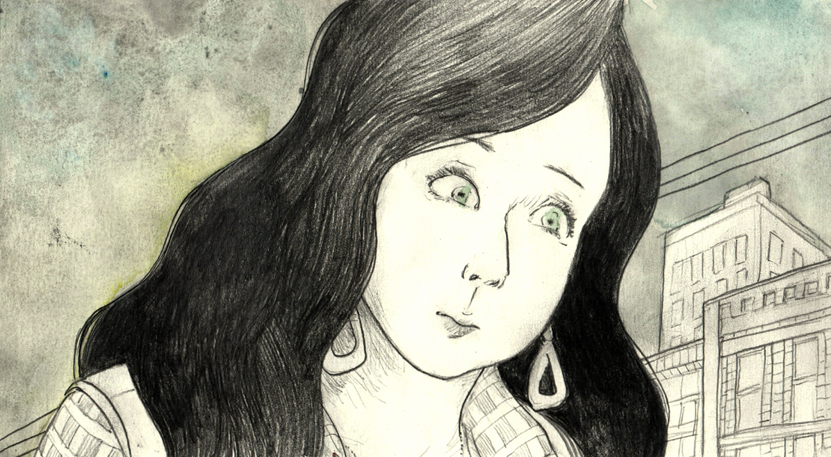 A line drawing of Brandy Cinnamon Wages.