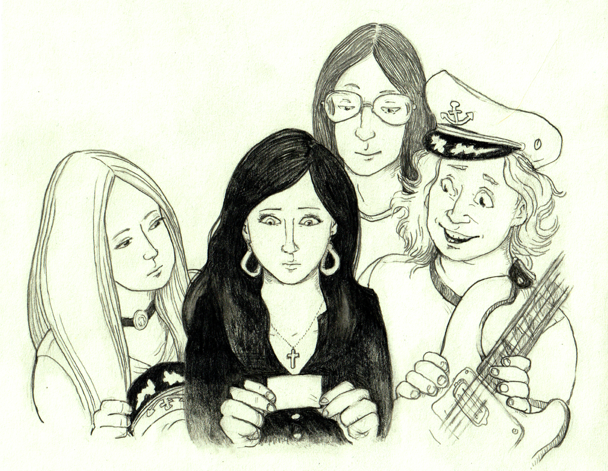 A line drawing of Brandy Cinnamon Wages.