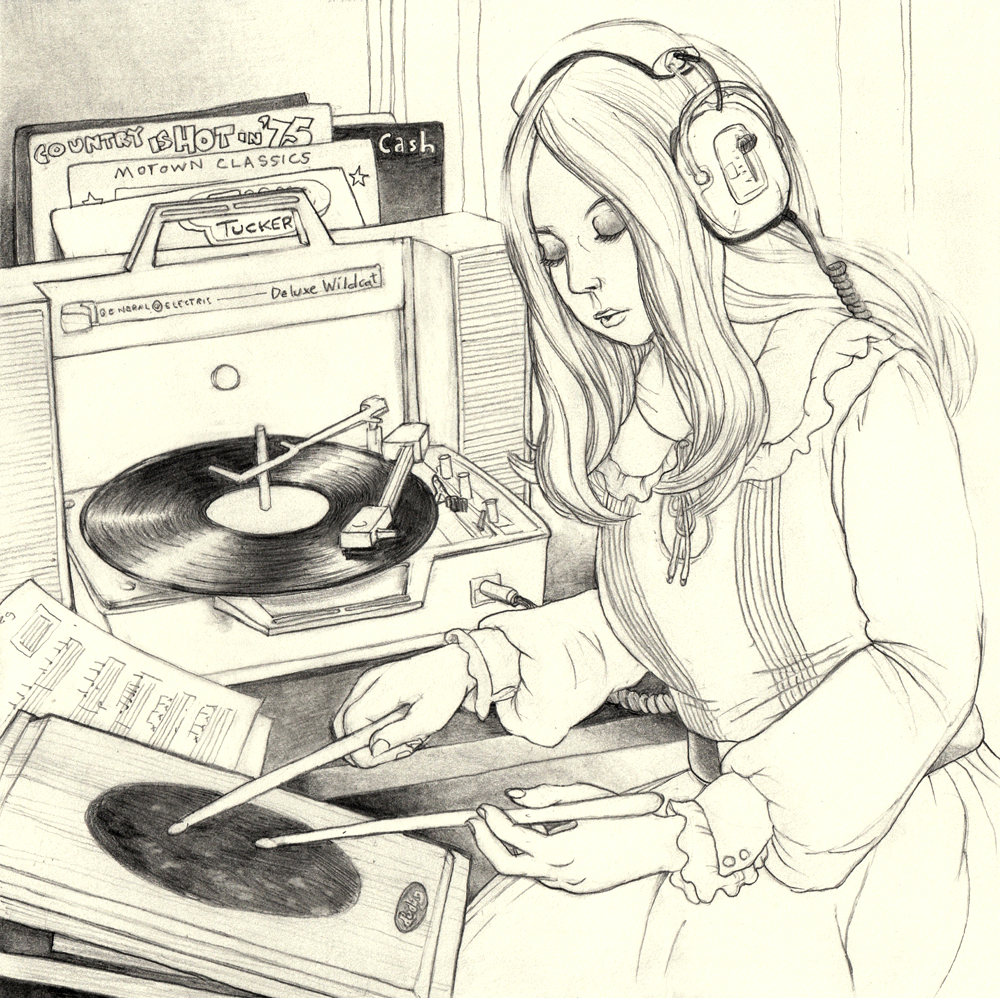 A line drawing of Brandy Cinnamon Wages.