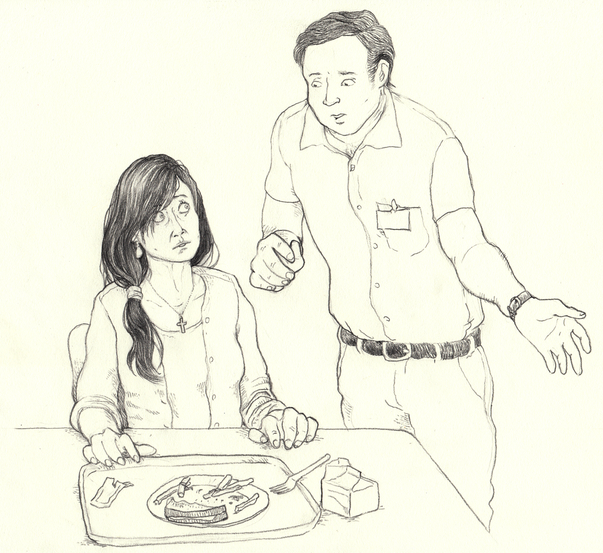 A line drawing of Brandy Cinnamon Wages.