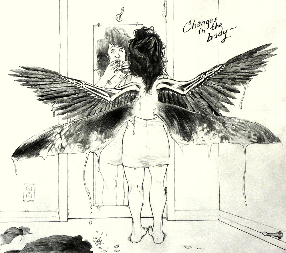 A line drawing of Brandy Cinnamon Wages.
